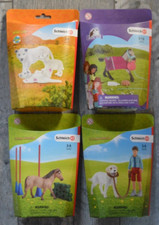 Schleich Farm World Wilf Life Horse Club-4 x Spielset Löwenmutter-Pferd-Labrador