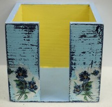 Holz, Zettelbox, schabby chic