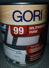 Gori 99 Holzfassaden-Farbe Wetterschutzfarbe Fassadenfarbe Maisgelb (LV