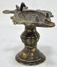 Antike Messing Tempel Diya