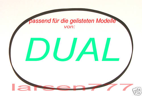 Dual 505 antriebsriemen - dual, 505-4