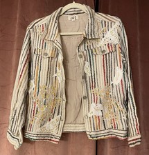 Jacke Boho 100% Baumwolle Handarbeit Unikat Neu