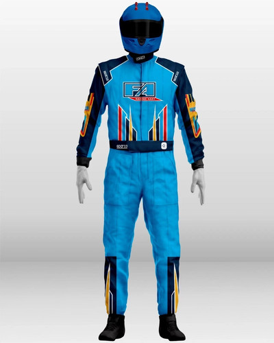 Kart rennanzug alonso design - rennanzug,