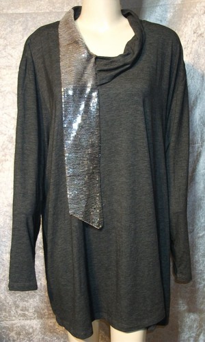 Mia moda grau - grau, stretch