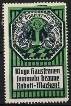 Reklamemarke rabatt sparverein - reklamemarke, rabatt-sparverein