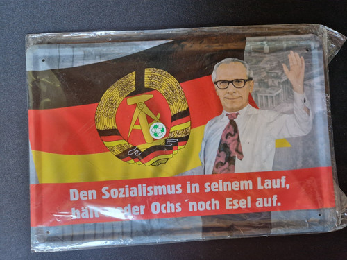 Ddr wimpel fahne mit - ddr, wimpel/fahne