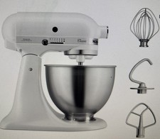 Kitchen Aid Küchenmaschine 4.3 L Classic  5K45SSEWH weiß Neu