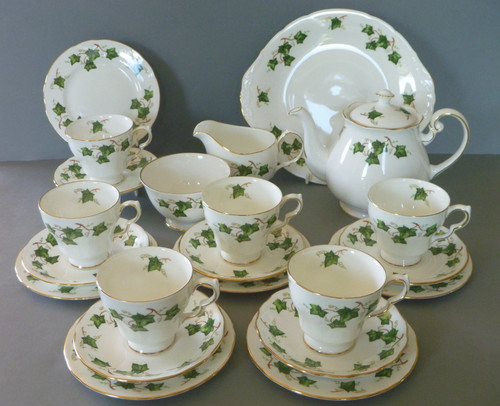 Colclough ivy leaf - leaf, teeservice