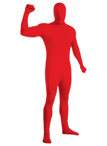 Rotes ganzkörperkostüm - rotes,