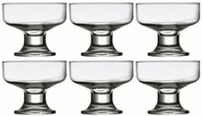 Eisschalen mit Fuß 6 Stück