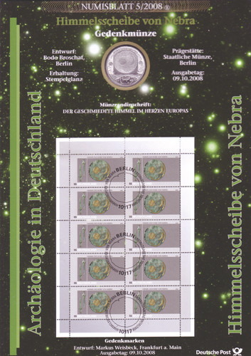 Brd bund numisblatt 2008 - brd, 5/2008