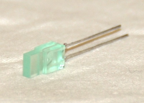 Stück led grün - stück, teildiffus