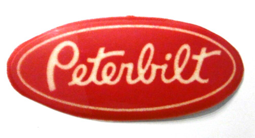 Werbe aufnäher peterbilt lkw - peterbilt,