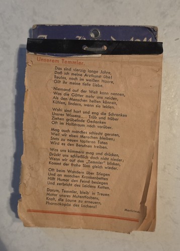 Aerzte kalender von 1941 - aerzte-kalender,