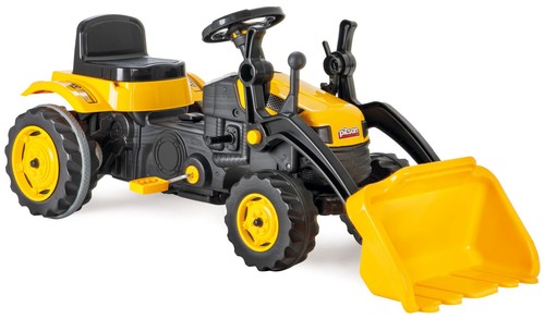 Kindertraktor gelb trettraktor - gelb,