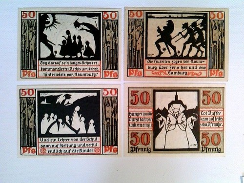 Banknoten notgeld stadt - banknoten,,