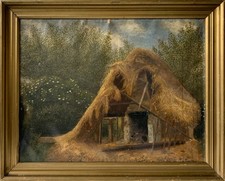 Ölbild Antik Landschaft mit