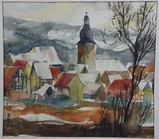 Expressionistisches aquarell - expressionistisches,