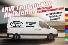 LKW Transporter Aufkleber Autowerbung Firmen Beschriftung Logo Plotterfolie 