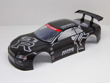RC CAR KAROSSERIE 1:10 "NISSAN SKYLINE R34 GTR" GRAUMETALLIC # HX020G 