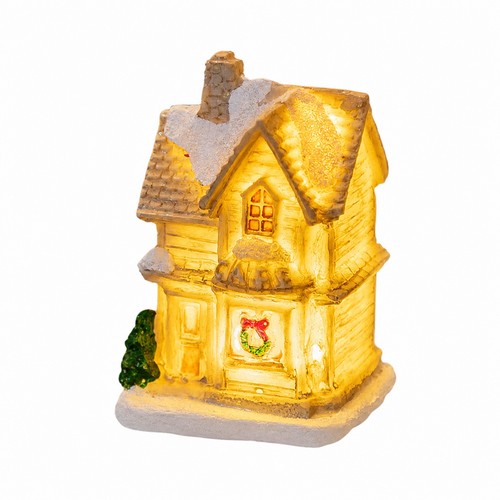 Weihnachtshaus mit beleuchtung - mit,