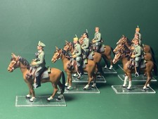 Zinnfiguren 54 mm Wehrmacht Wk2 Kavallerie Husaren Uniform Berittene WW2 Figure