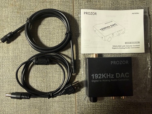 Audio dac mit ovp und - audio, kabeln