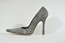 Fuss High Heels,Pumps,sehr spitz,Leder,Leo,Brauntöne,Italy,Gr.37
