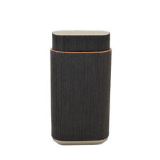 Zigarrenetui Holz anthrazit (für 3 Zigarren Ring Ø25mm/ 14 cm)