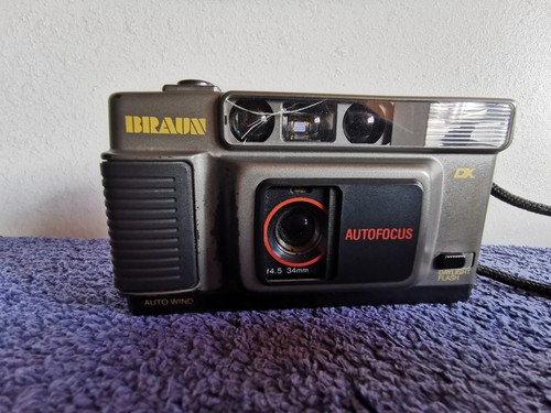 Braun kamera mit tasche - braun,