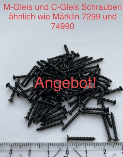 Neu 100 gleisschrauben - neu,