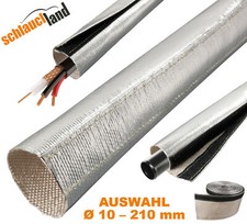 ALU TITAN HITZESCHUTZ SCHLAUCH KLETT Kabel Schutz Gewebe Klettverschluss Leitung