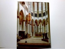 Altenberger Dom. Alte Ansichtskarte / Postkarte farbig, gel. 1976. Innenansicht 