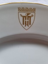 Nymphenburg 6  Kuchen Teller mit Stadtwappen München