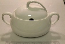 Große Porzellan Suppenterrine