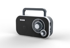 Camry tragbares Radio UKW/AM, Batterie/Netz schwarz CR 1140b 