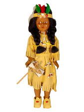 Vintage Indianerpuppe "Red