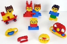 LEGO DUPLO® Kleinkinder Set - Greifringe, Rassel, Nachziehtier, Köpfe, Motorik