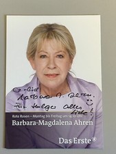 Barbara-Magdalena Ahren - Rote Rosen - Autogrammkarte original signiert - #34555