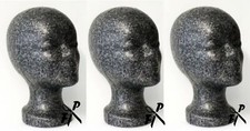 3 x fp styroporkopf - ,