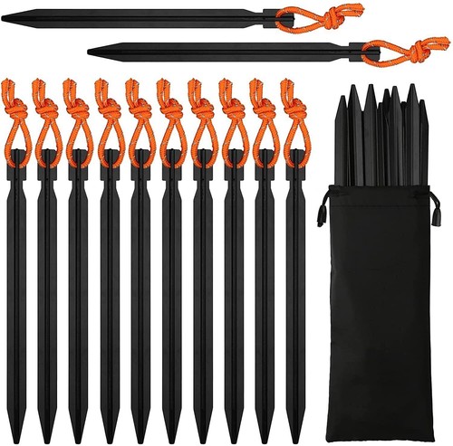12x zelt heringe aus alu - 12x, zelt-heringe