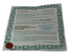 Rolex Garantie Zertifikat