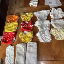 Lot cloth diapers and inserts
