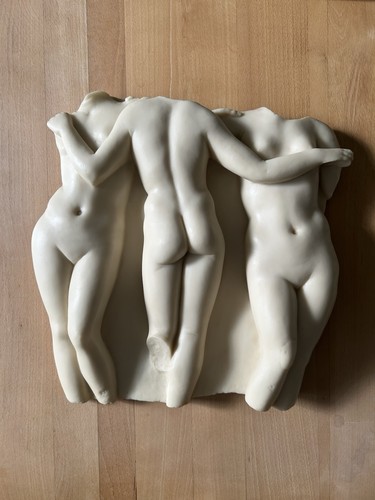 Grazien wand relief - 3, wand-relief