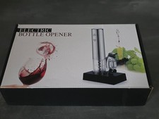 Flaschenöffner-Set, Korkenzieher, elektrisch, Werbeartikel, US-Stecker, in OVP