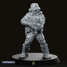 Pcpd Tactical Reaction Force Unit A Miniatur