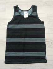 NEU Unterhemd ALIVE *** Achselshirt Tanktop Jungen grün gestreift ** Gr. 146 152