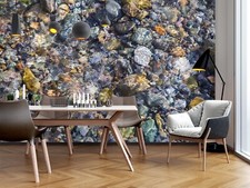 3D Wasser Steine Q7457 Tapete