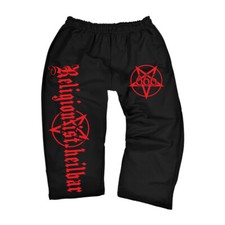 Herren dreiviertel 3/4 Hose Religion ist heilbar 666 gothic hell satan devil