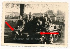 137640: Foto Mun-Schlepper Munitionspanzer Typ Renault R-35, Maling Granate, TOP